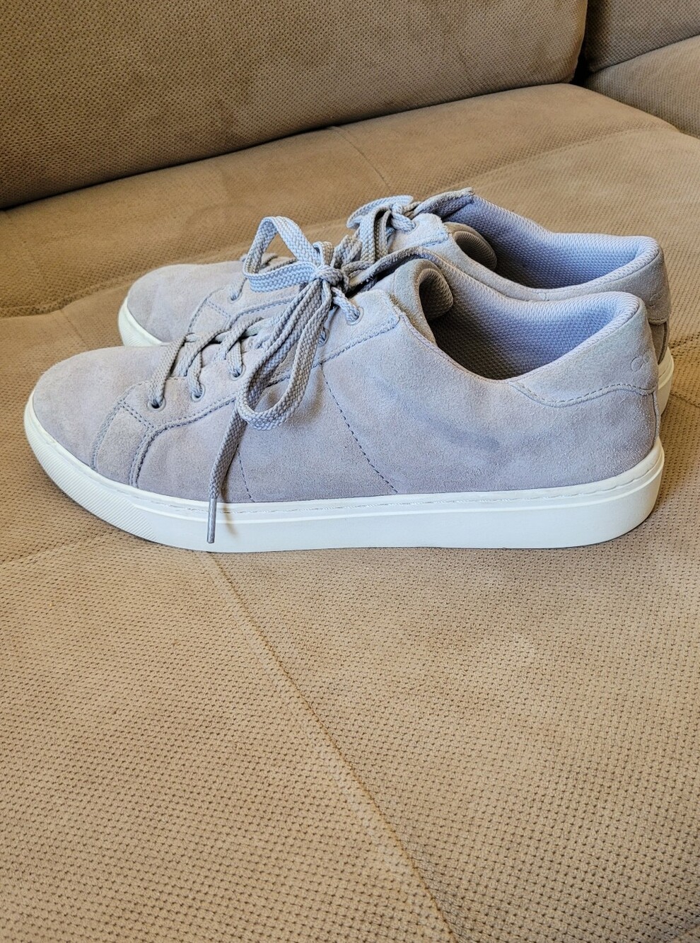 Calvin Klein Gray Suede Sneakers 12